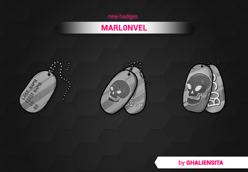 Badges for Marl0nvel