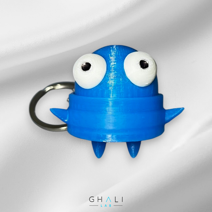 Clicker inspirado en R.E.P.O. impreso en 3D