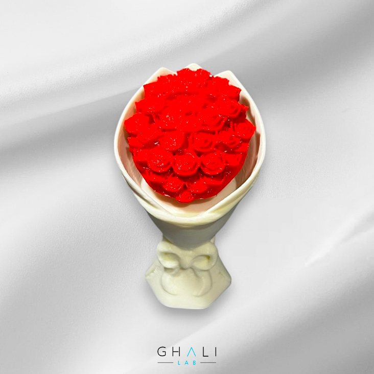 Clicker ramo de flores impreso en 3D