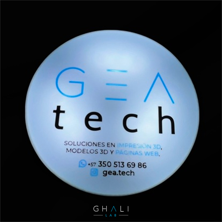 Aviso LED circular