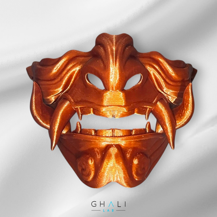 Máscara Hannya impresa en 3D